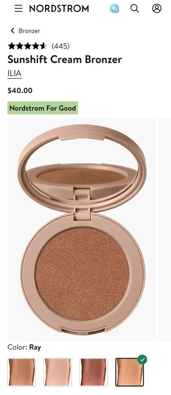 ILIA Sunshift Cream Bronzer in Shade Ray